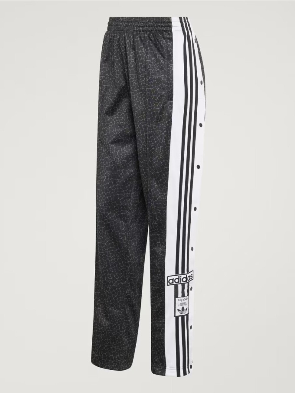 NWT adidas AOP Adi-Break Black Gray Leopard Break Away Jogger Pants, Tricot, M